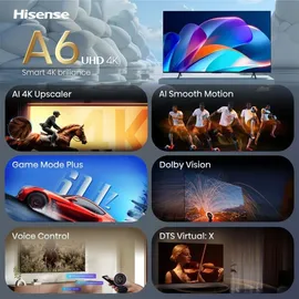 Hisense 58A6S 58" UHD 4K Smart TV
