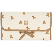 jollein Little Waffle Wickelunterlage Mini Teddy Bear