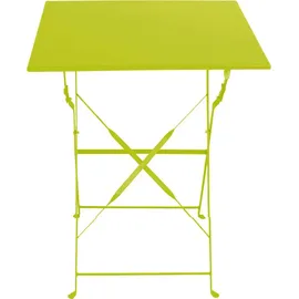 Mojawo 3tlg Bistroset Gartenmöbelset Outdoormöbel Balkon klappbar Farbauswahl - Grün