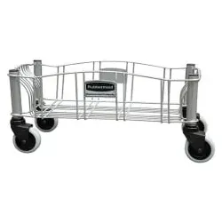 Rubbermaid Slim Jim® Transportwagen, R050528 , Farbe: metallic-silber