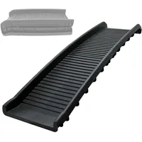 Wiltec Hunderampe faltbar 156 x 40 cm Schwarz