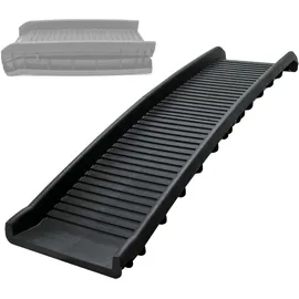 Wiltec Hunderampe faltbar 156 x 40 cm Schwarz
