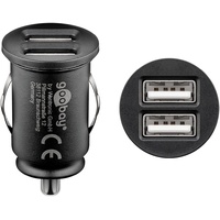 Goobay KFZ-USB-Dual-Ladegerät 12/24 V, schwarz, goobay, 2.52x2.52x4.44 cm