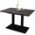 58 aufm Kessel Bartisch ausziehbar 120 x 70 x 72 cm Schwarz/Graphit