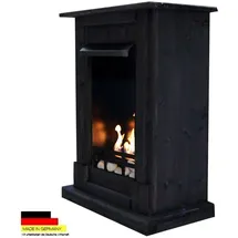 Df-Shopping Kaminbau Mierzwa Madrid Deluxe Schwarz