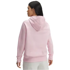 Under Armour Rival Fleece Big Logo Hd" in Pink | prime pink/white XS