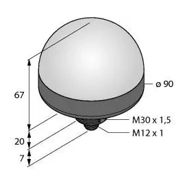 Turck LED-Anzeige K90TLGRNQ
