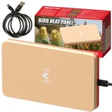 Vogelkäfig-Heizung | 18x10 cm USB-Heizplatte | Leise 5W Wärmeplatte mit 1,5-Meter-Kabel,Für Wellensittiche, Finken, Unzertrennliche Und Kleintiere, Verbrennungsschutz Für Käfig Und Bad Im Winter