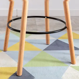 CLP Stehtisch Mijas Rund I Bartisch Im Skandinavischen Stil I Runder Bistrotisch I Partytisch Aus Buchenholz