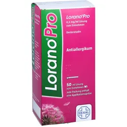 LoranoPro 0,5 mg/ml Lösung zum Einnehmen - Bei allergischen Reaktionen