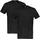 Lerros Doppelpack T-Shirt schwarz S