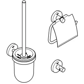 Grohe Essentials WC-Set 3 in 1, supersteel