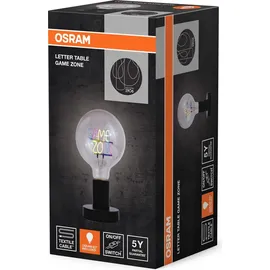 Osram 1906 Letter Tischleuchte Schwarz