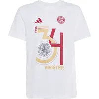 Adidas FC Bayern München Deutscher Meister Meistershirt 2024/25 white