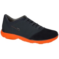 GEOX Herren U Nebula B Sneaker, Navy Orange, 45 EU - 45 EU