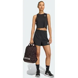 adidas LINEAR ESSENTIALS GRAPHIC BACKPACK, earth strata/shadow brown, One size