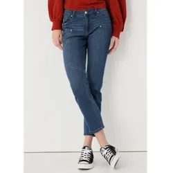 Lois Jeans für Damen. 207872540 Jeans mit blauen Westernstücken (34), Lässig, Baumwolle, Denim