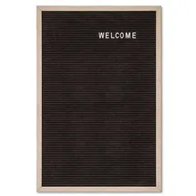 Showdown Letterboard 40 x 60 cm Braun/Schwarz