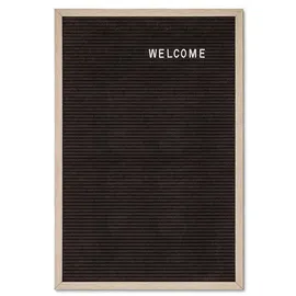 Showdown Letterboard 40 x 60 cm Braun/Schwarz