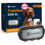 Tractive GPS Tracker Hund - XL Adventure | Bissfestes Glasfasergehäuse | Bis zu 1 Monat Akku | Marktführer | Weltweite Live-Ortung | Weglaufalarm | Aktivitätstracking & Gesundheitswarnungen