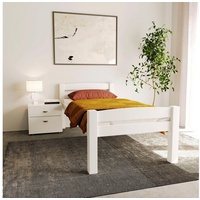 Home Affaire Einzelbett »"OFI", Jugendbett, Skandinavisches Design, zeitlos elegant«, weiß