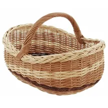 Frank Flechtwaren Einkaufskorb Farbmix mehrfarbig