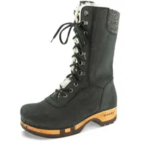 woody Damen Rosanna Clog Stiefel, Nero, 39 EU