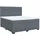vidaXL Boxspringbett 180 x 200 cm Dunkelgrau