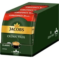 JACOBS Pads Crema Classic Senseo kompatibel Vorteilspack 5x 36 = 180 Kaffeepads