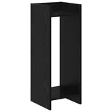 Pflanzenständer - Blumenregal 2er Set - Verstellbare Größe - Holz - Mit Ablage zur Aufbewahrung - 30x30x80 cm - Schwarze Eiche