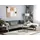 Beliani Ecksofa Grau Linksseitig Schlaffunktion Modern Wohnzimmer - Grau/Hellbraun