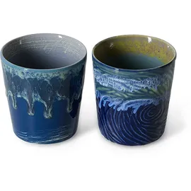 HKliving Kaffeebecher 0,23 l Starry Night 2 St.