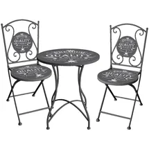 Garden Pleasure Royal Set 3-tlg. dunkelgrau
