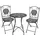 Garden Pleasure Royal Set 3-tlg. dunkelgrau