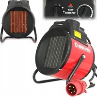 Mar-Pol MARPOL | Elektrischer Heizlüfter, 5kW, Elektroheizung - Rot