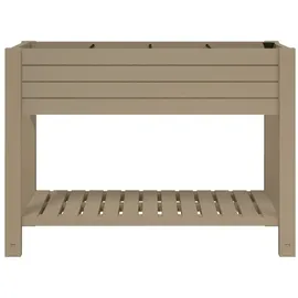 vidaXL Hochbeet 110 x 45 x 79 cm Hellbraun