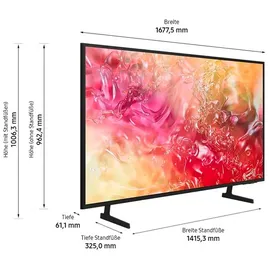 Samsung GU75DU7179 75" Crystal UHD 4K DU7179