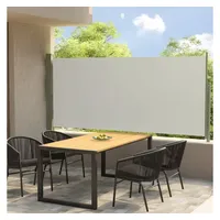 vidaXL Ausziehbar Seitenmarkise 140 x 300 cm creme 317833