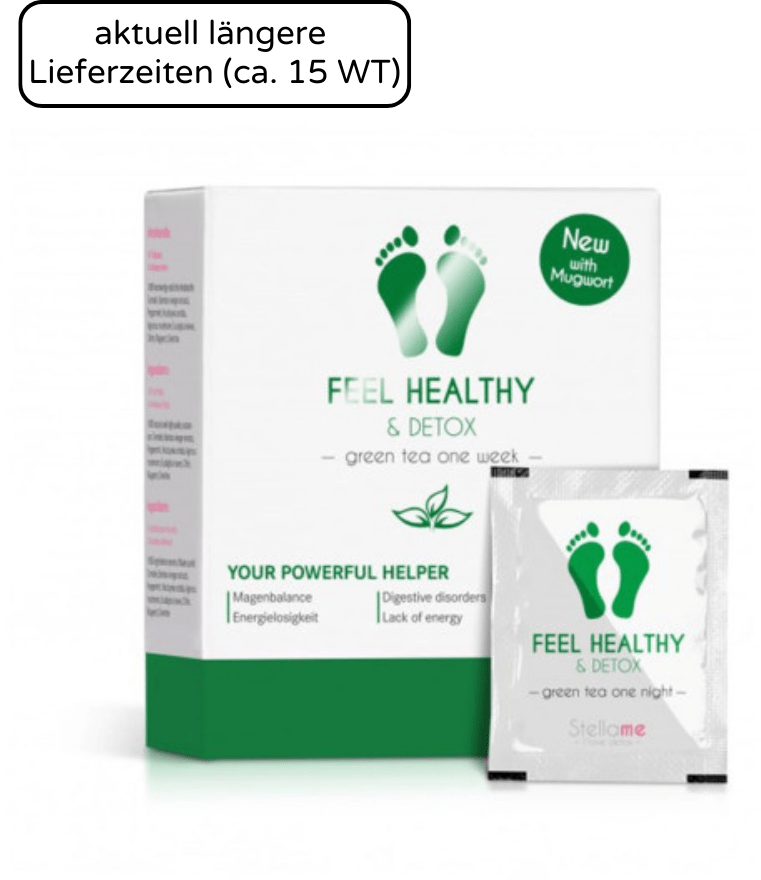 Feel Healthy & Detox Foot pads 7 Night Detox Green Tea