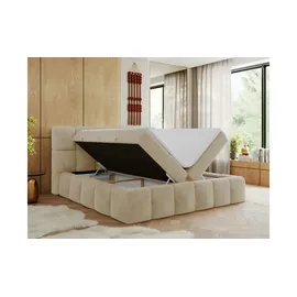MKS Meble Boxbett mit Bettkasten ¦ creme ¦ Maße (cm): B: 234 H: 113