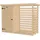Weka Kaminholzregal 663 Holz 254 x 96 x 193 cm 2,7m3 beige