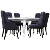 Xlmoebel Stuhl Chesterfield-Sessel mit Textilbezug im eleganten Design, Hergestellt in Europa lila
