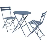sweeek Bistro-Gartentisch Klappbar Graublau