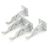 WITEN&NOCK 4er Set Wandhalterung für Designheizkörper verstellbar ausziehbar 70-95 mm Wandhalter Montagematerial Weiß