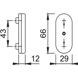 HOPPE Fenster-Griffloch-Verdeckrosette