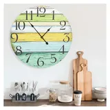vidaXL Wanduhr Mehrfarbig 60 cm MDF