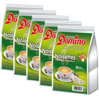 Domino Kaffeepads Haselnuss 18 Pads - für Senseo geeignet (5er Pack)