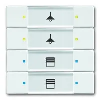 Busch-Jaeger Tastsensor 4/8fach 6127/02-84