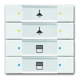 Busch-Jaeger Tastsensor 4/8fach 6127/02-84