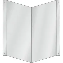 Nasenschild Wandmontage für vier Symbole, Typ: 02200